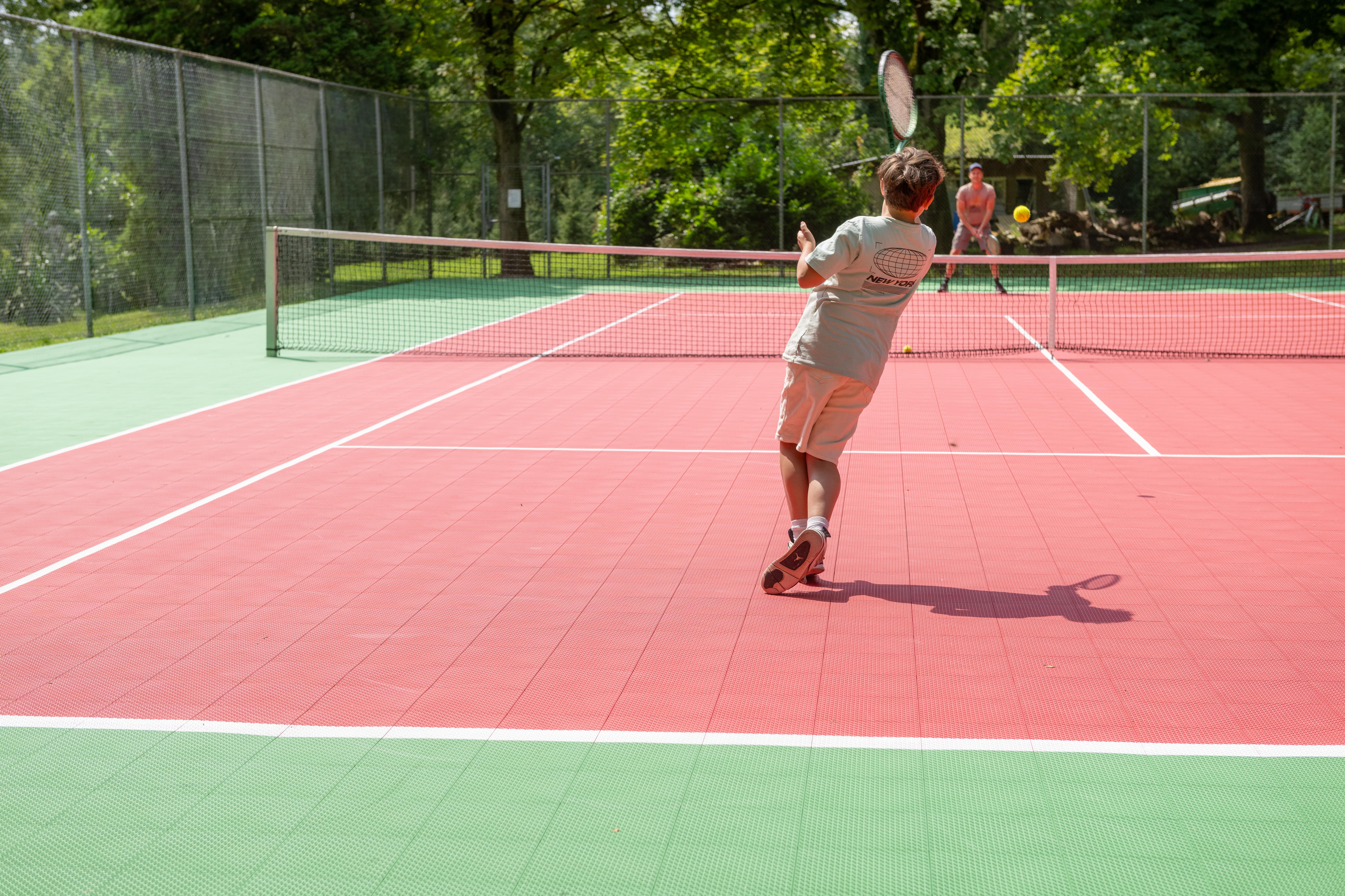 All-weather tennis court
