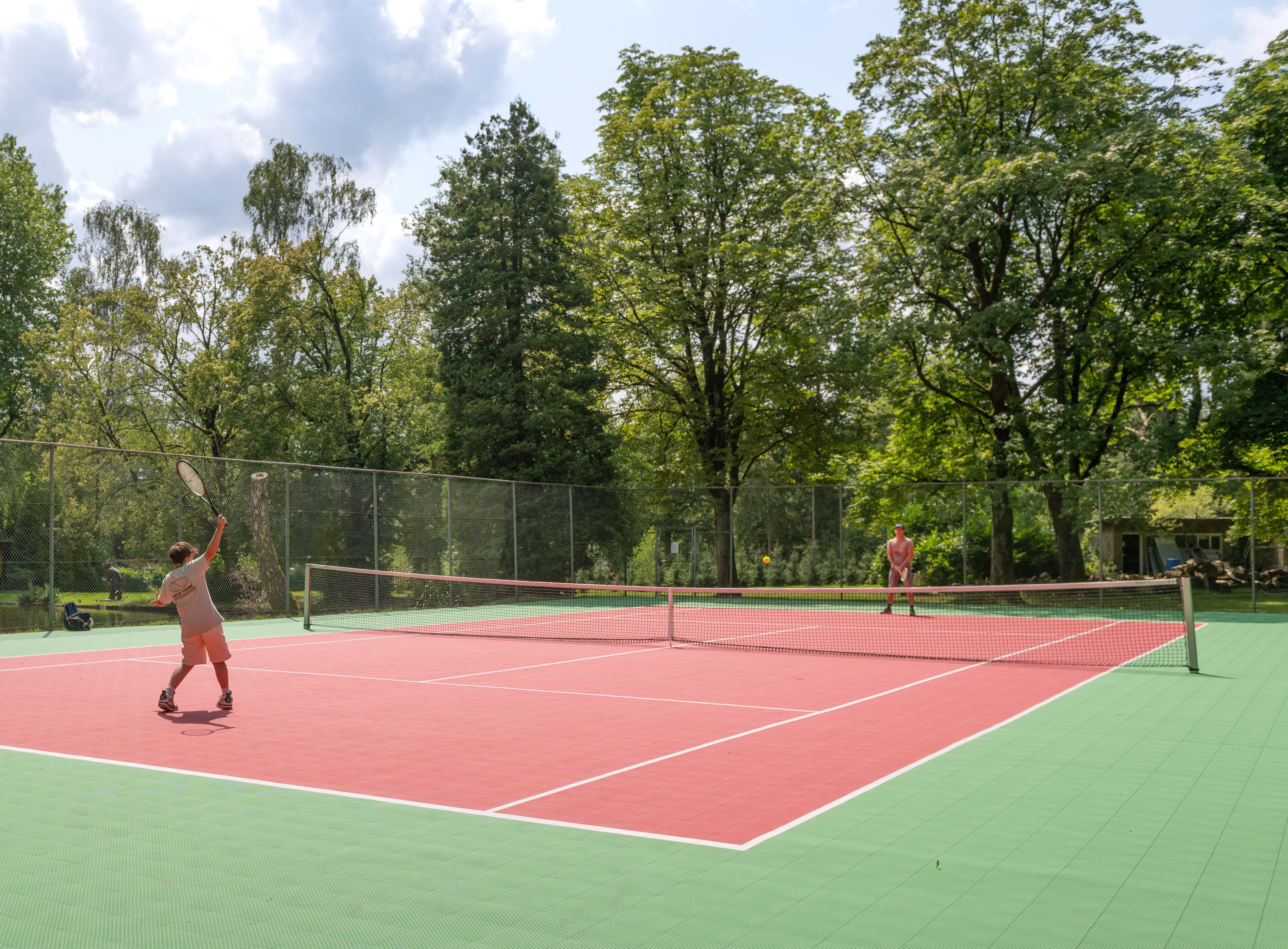 All-weather tennis court